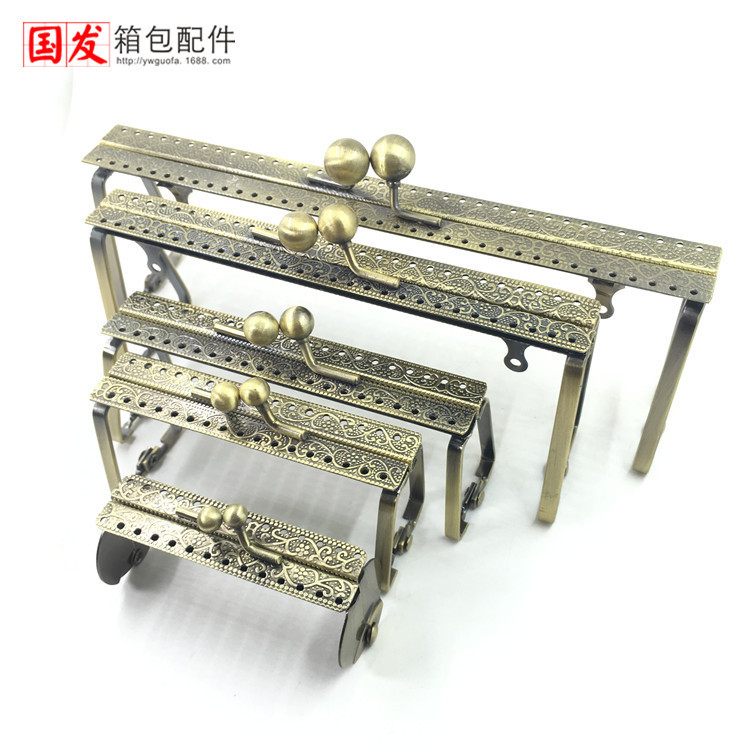 7CM - 9CM - 11CM - 15CM - 19CM bisagra de riqueza, pie de anclaje estereoscópico oro bronce