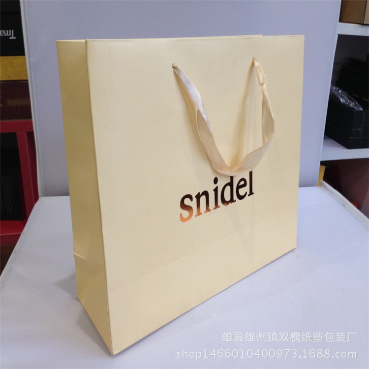 外贸纸袋厂家批发时尚购物服装手提袋彩印广告礼品包装袋印刷logo