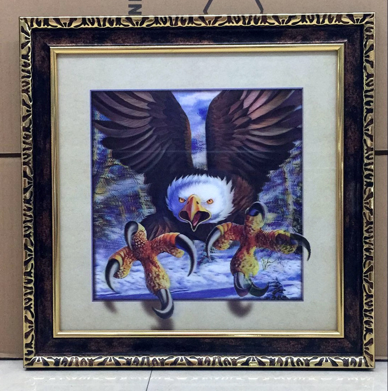 Factory direct wholesale 40*40 picture frame brown foam PS photo frame 5D stereograph matching Special Factory direct wholesale 40*40 picture frame brown foam PS photo frame 5D stereograph matching Special