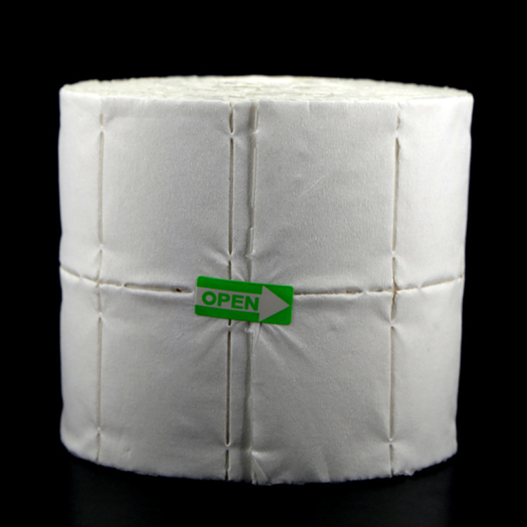 美甲卸甲巾洗甲棉美甲巾 卸甲卷巾木浆纸美甲巾外贸热销美甲工具