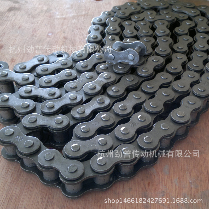 链条生产厂家生产火柴枪链条链片16A-1单排链条 80-1工业滚子链