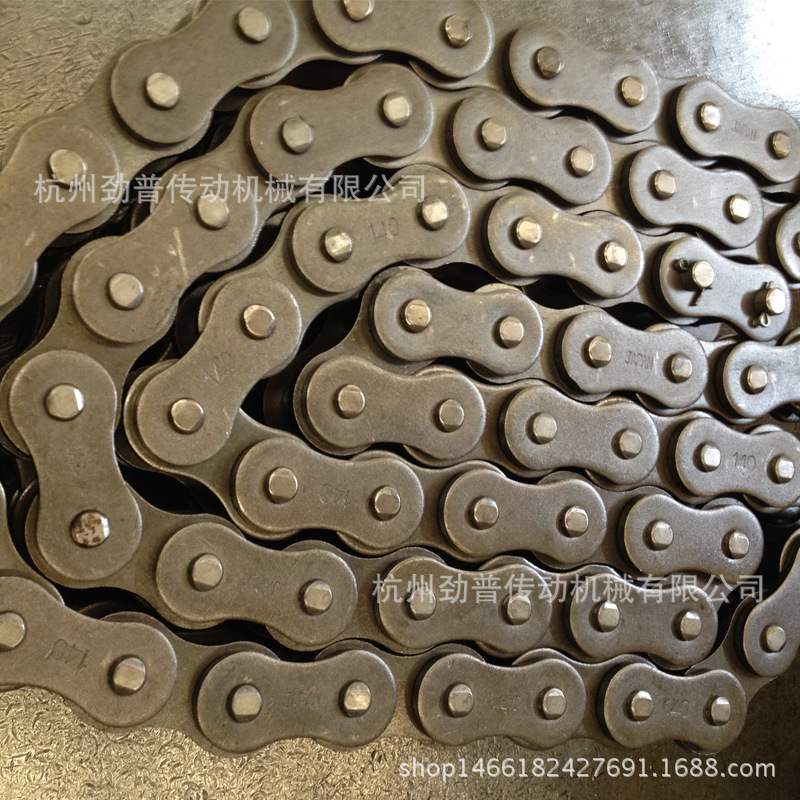 生产加工140-2双排精密滚子链 加工生产28A双排工业链条