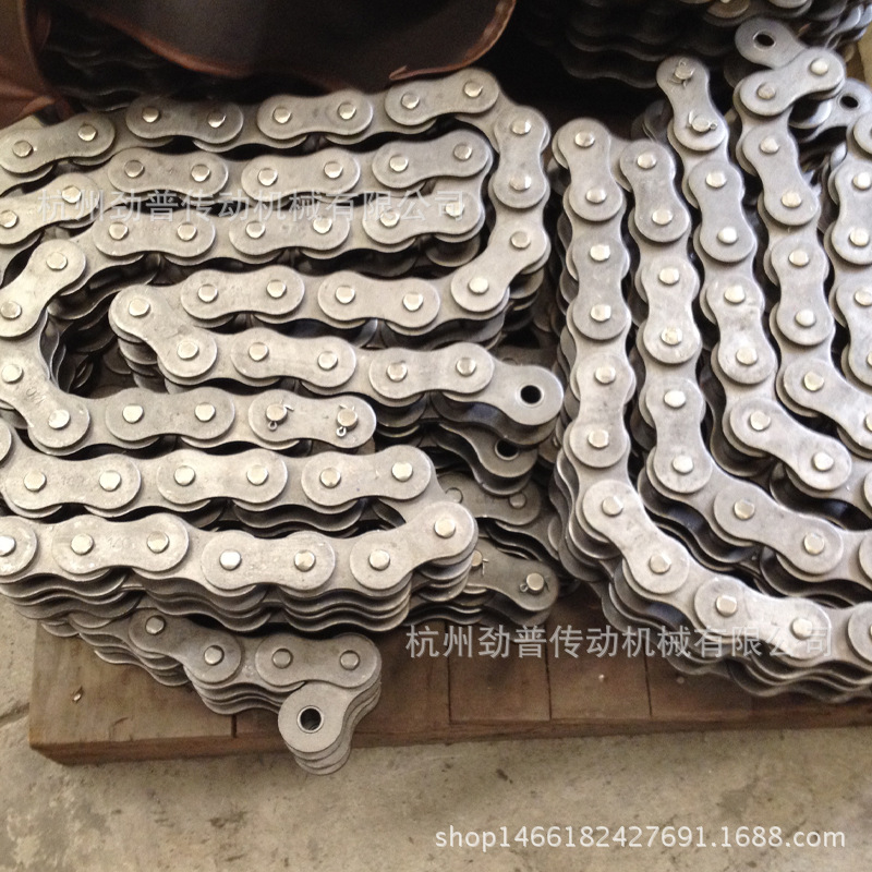 生产加工 140-2双排精密滚子链28A-2 双排滚子链 输送链