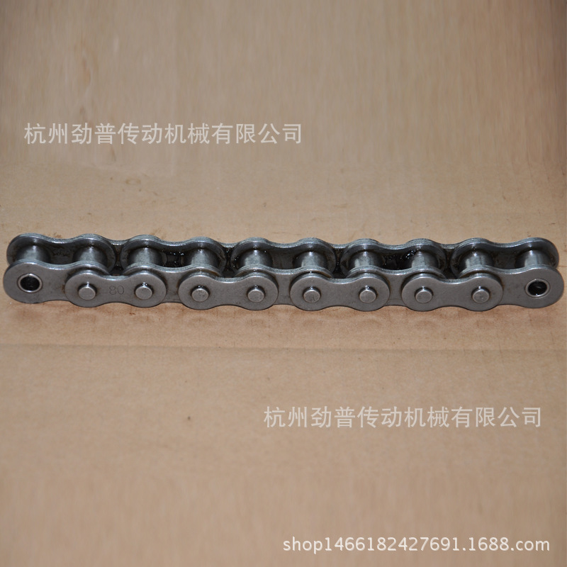 厂家供应工业链条单排 现货16A-1单排滚子链 优质链条80-1