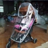 Umbrella car fluorescence and winding window rain cover