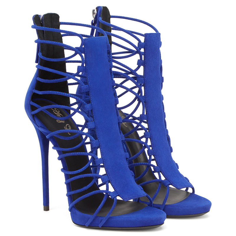 Summer Export European and American Big-Name Open-Heeled Zipper Thin Strap High-Heeled Women's Handmade Sandals Summer Export European and American Big-Name Open-Heeled Zipper Thin Strap High-Heeled Women's Handmade Sandals