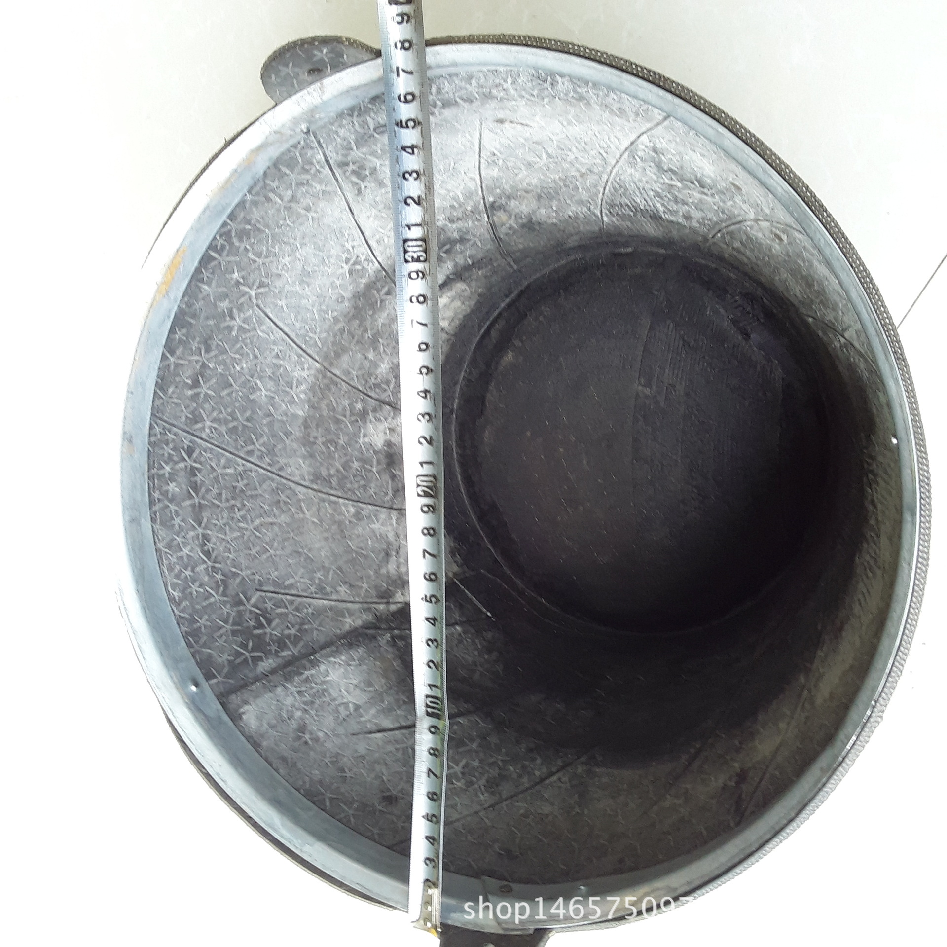 供应建筑用胶皮斗纯手工轮胎皮制作加大加厚124钢边轮胎桶