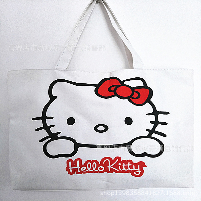 Nicho transfronterizo bolsa de lona casual de compras bolsa de mujer de gran capacidad bolsa de lona de mujer bolso impreso al por mayor