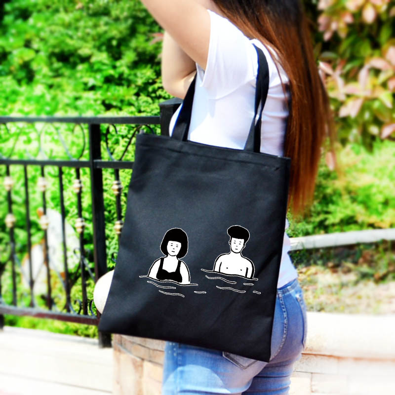 全网热销棉布袋创意帆布手提袋纯棉手提购物袋棉布袋可印LOGO定制