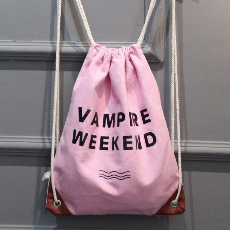 厂家批发优质棉布束口背包袋麻布袋 棉布拉绳袋 收纳棉麻袋定制