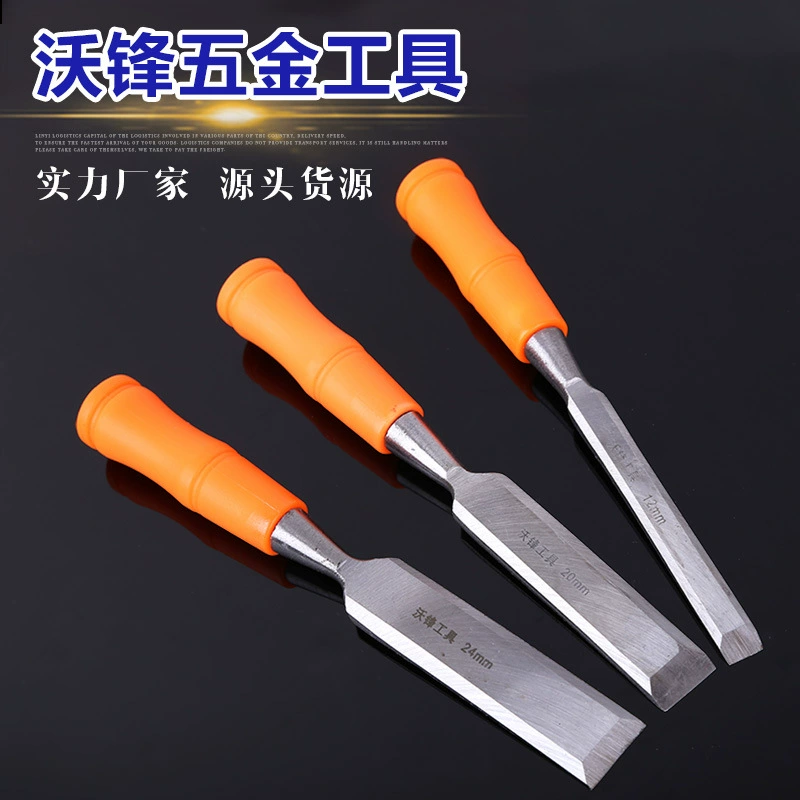 Пластиковая ручка Деревообрабатывающее долото 8-32 мм Высокоуглеродистая сталь Зубило для дерева Пирсинг Центр Зубило Деревообработка Плоское долото