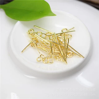 diy饰品配件纯铜保色9字针手工串珠材料批发多规格连接针1000/包