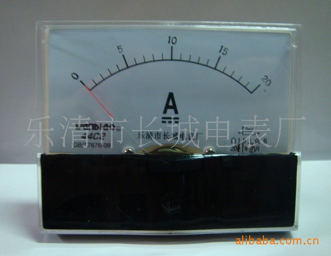 供应长城电表厂 44C2 20A 75mv 直流电流表 指针式