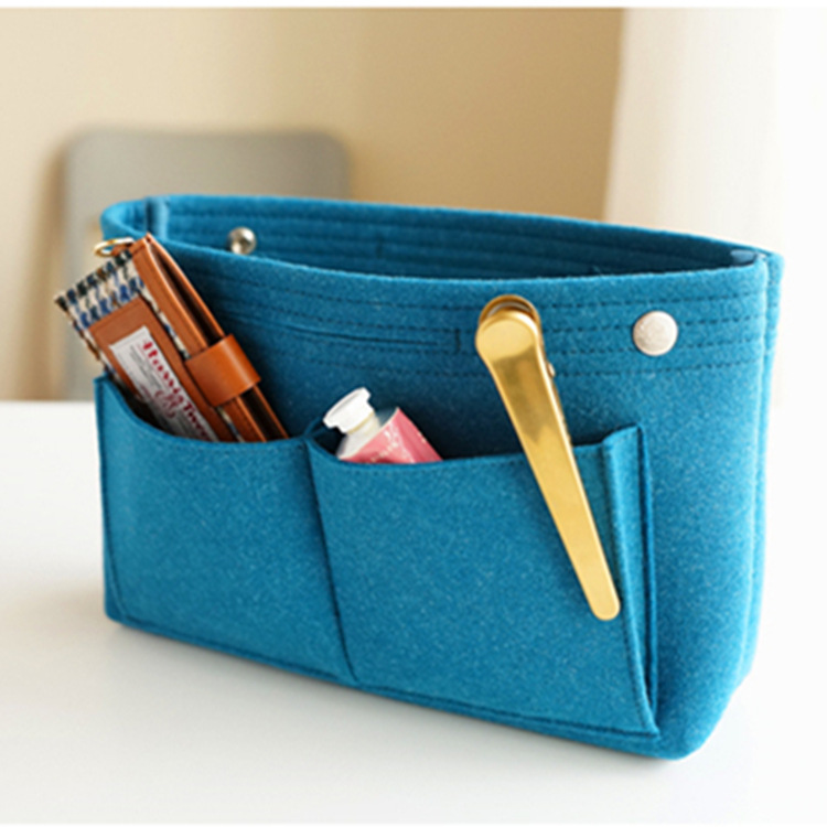 韩版毛毡收纳包  手提毛毡包  女士化妆手提包