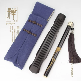 伏羲古琴香炉黑檀木旅行香插香器套装木质卧香炉焚香器香筒卧香盒