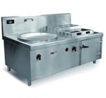 供應喜達客IND-T-BHE33大功率商用食堂廚房組合電磁灶一大鍋一炒