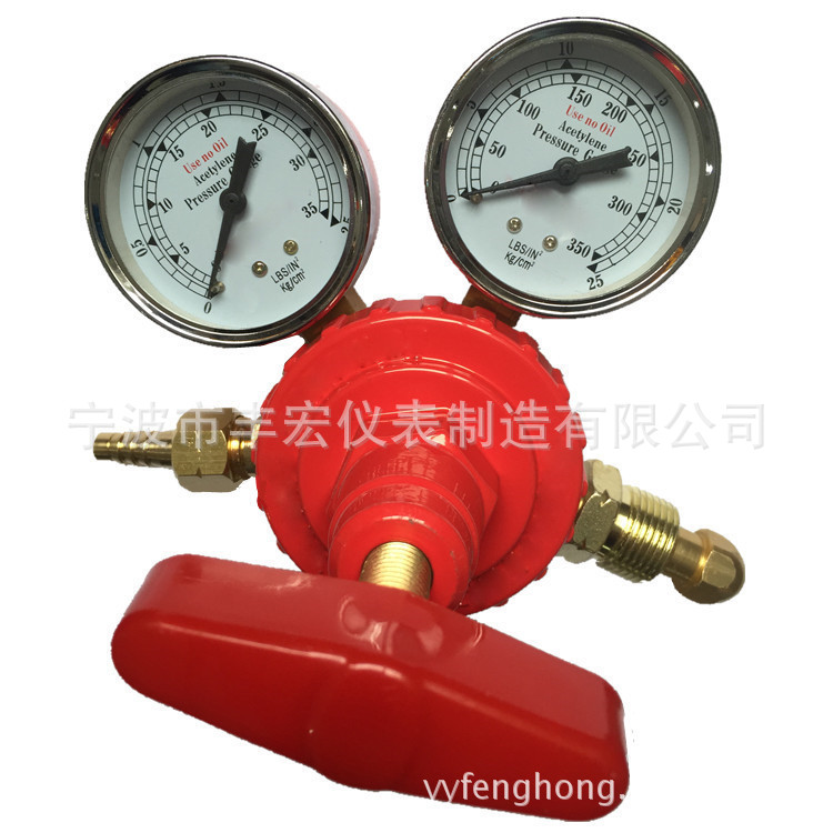 宁波外贸乙炔减压器 日本款式义乌货源日式乙炔调压阀