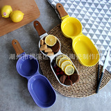 Четырехноколорная керамическая приправа чаша творческий белый соус уксус приправы блюдо из слизняка ингредиенты характерные ингредиенты салата миска