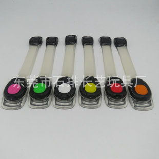 Factory wholesale new fashion outdoor night running LED luminous arm band reflective ribbon LED warning light arm with light