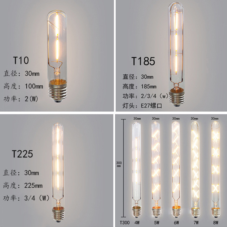 Edison LED light source retro home lighting living room dining room cafe E27 screw lamp decorative light bulb