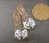 455 Transparent wave dot Butterfly-White