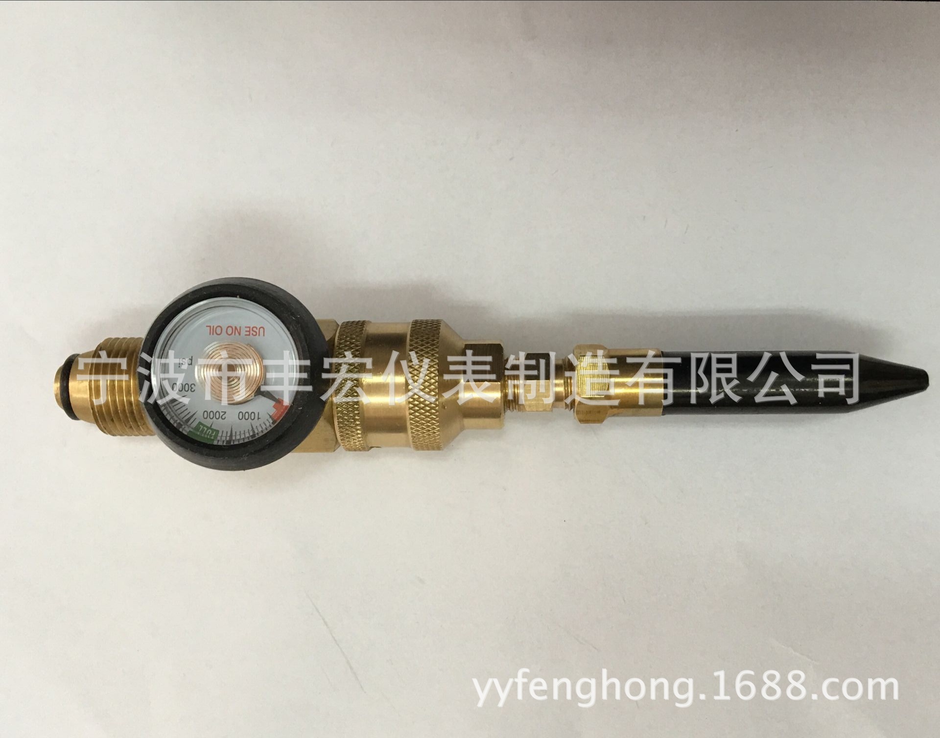 宁波外销外贸充气具减压器 带表气球充气具 充气球减压器