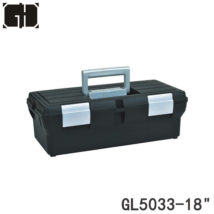 跨境热卖18寸家用电工工具箱便携式工具箱塑料手提箱电工箱批发