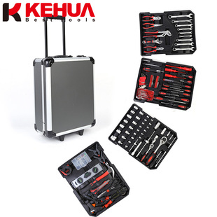 Trolley case suitcase tool set 187 piece set auto repair chrome vanadium steel repair combination