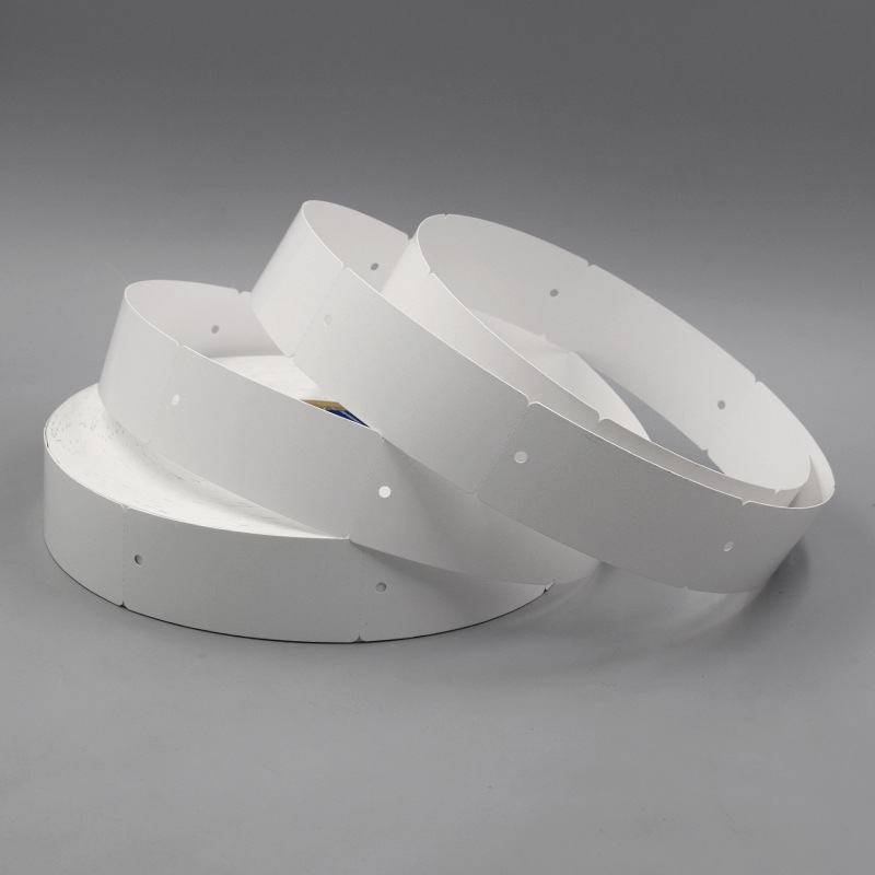 Blank clothing tags wholesale 40608090100 roll qualified certificate price tag LOGO printing