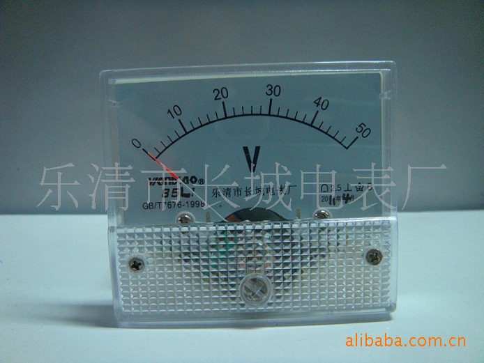 供应长城电表厂 85L1 50V 指针式交流电压表 指针式