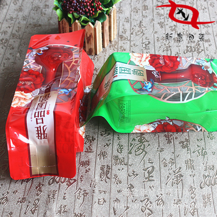 嘉兴厂家承接 透明四边封塑料袋 休闲膨化食品四边封包装袋