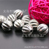 Plastic silver beads, 4-30mm