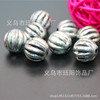 Plastic silver beads, 4-30mm