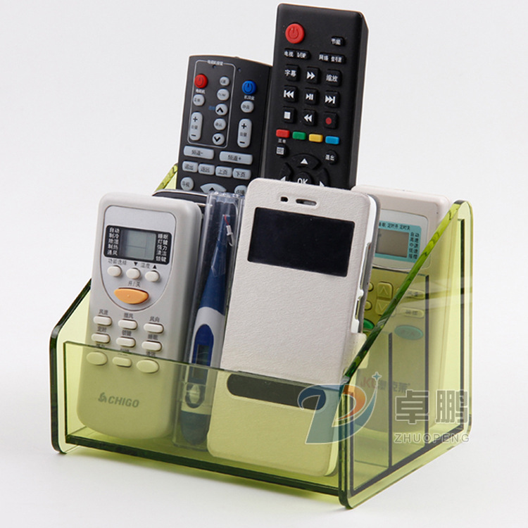 厂家定做亚克力遥控器放置盒 亚克力饰品盒 化妆棉收纳盒