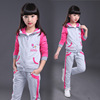 Autumn children's jacket, set, children's clothing, suitable for teen, suitable for import, 12 years