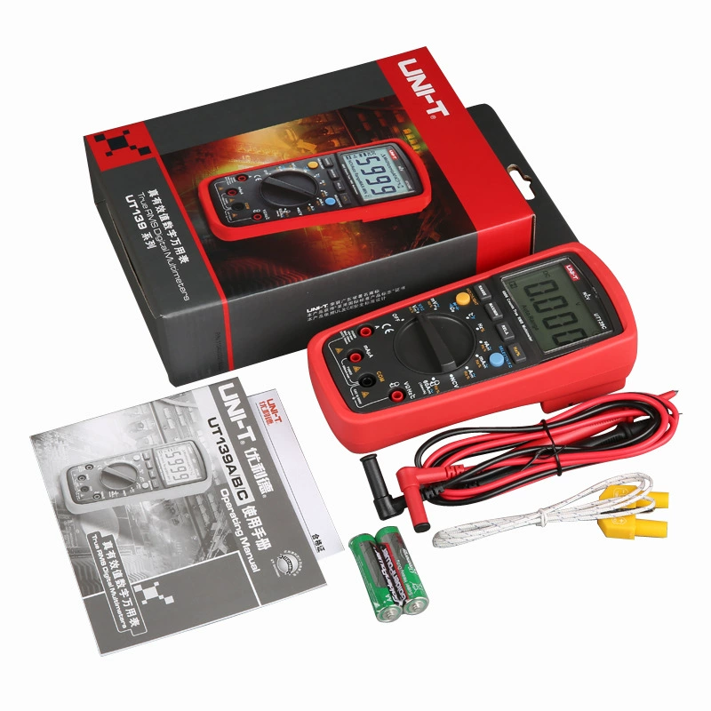 Цифровой мультиметр UNI-T UT139A/B/C с автоматическим выбором диапазона и истинным значением