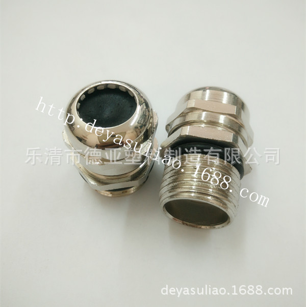 NPT1/2金属螺旋接头 金属电缆防水接头 NPT1/2金属电缆索头 厂家