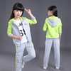 Autumn children's jacket, set, children's clothing, suitable for teen, suitable for import, 12 years