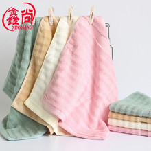 厂家直销竹纤维波浪纹加厚方巾清洁擦手巾 柔软吸水厨房清洁巾