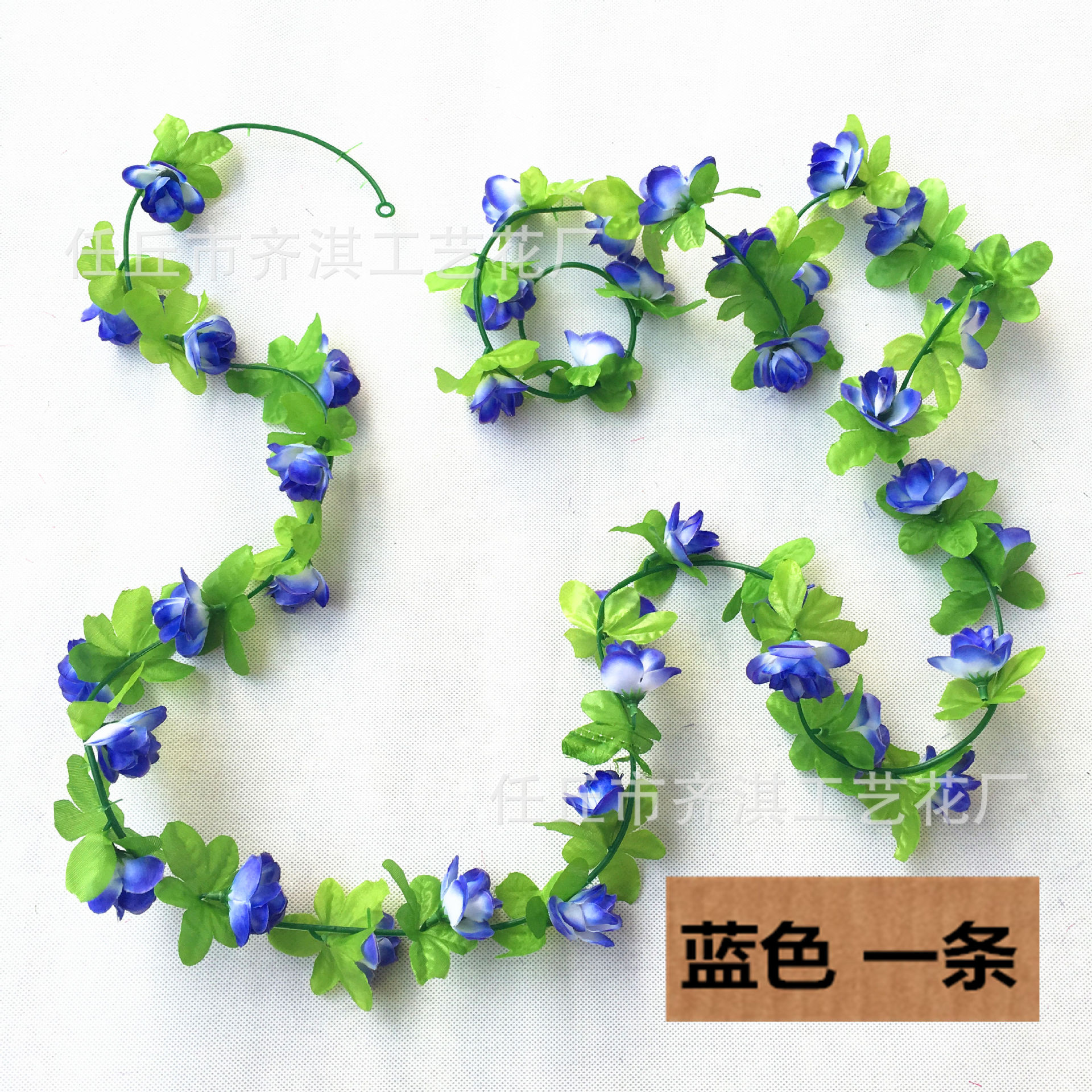 Tira de flores artificiales de alta simulación con rosas pequeñas, hojas verdes y peonías para decoración del hogar y techos, con tubo de calefacción.