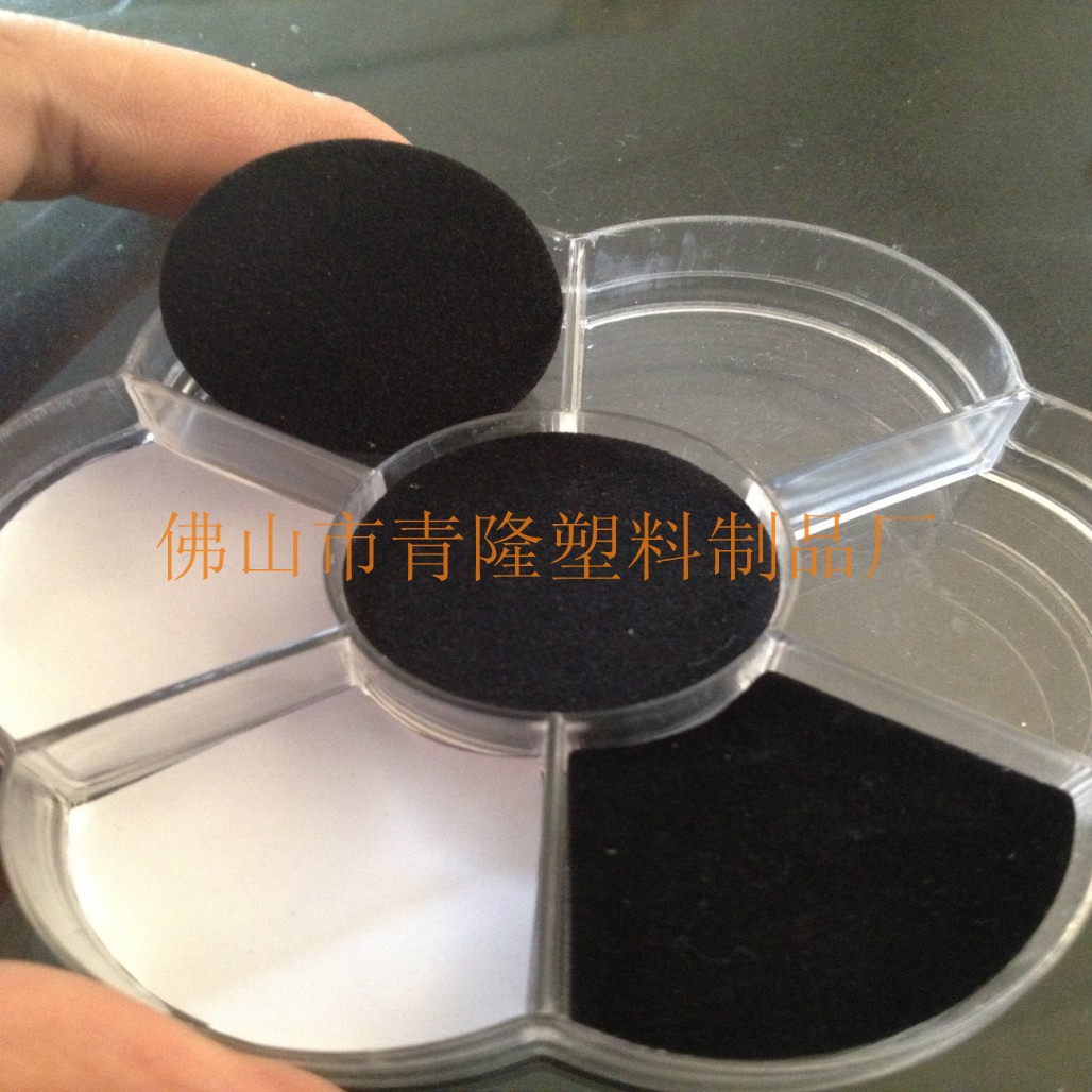 直供白绒黑绒海绵垫首饰盒海绵内衬 海绵贴绒亚克力透明盒子内衬