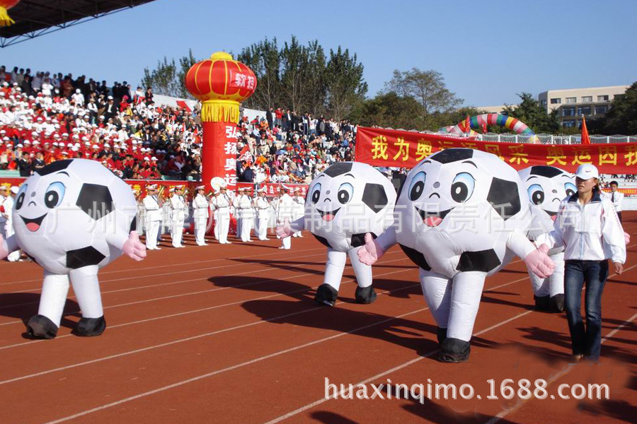 充气足球卡通模型 运动会体育活动用品 足球气模 世界杯气模批发