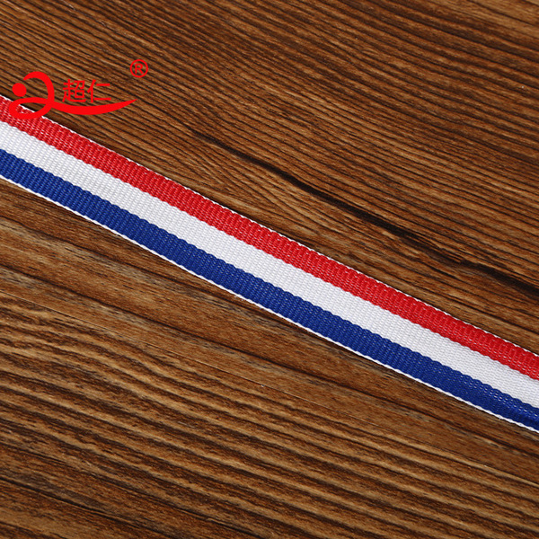Three -color band of red and white