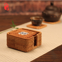 Vietnamese Rattan Mat Tea Cup Mat, Teapot Mat, Rattan Cup Mat, Cup Stand, Zisha Teapot Mat, Teapot Nourishing Mat, Hand-woven