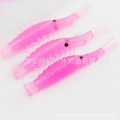 4cm小軟蝦魚餌 蝦魚餌 夜光蝦仿生餌 假餌 路亞餌漁具垂釣用品