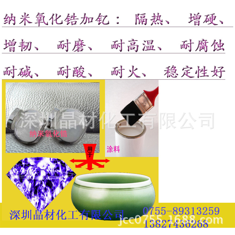 厂家直销纳米二氧化锆 氧化锆粉末 高纯度 锆粉 防腐涂料用