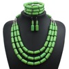 European and American neighborhood jewelry cross -border jewelry three -piece multi -layer necklace suits Bead Next 3630