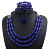 European and American neighborhood jewelry cross -border jewelry three -piece multi -layer necklace suits Bead Next 3630