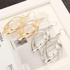 Summer fashionable shiny metal earrings