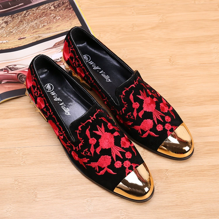 Летние ботинки из полированной кожи с острым носком в британском Корейском стиле без шнуровки, деловая дышащая кожаная обувь, увеличивающая рост, для мужчин